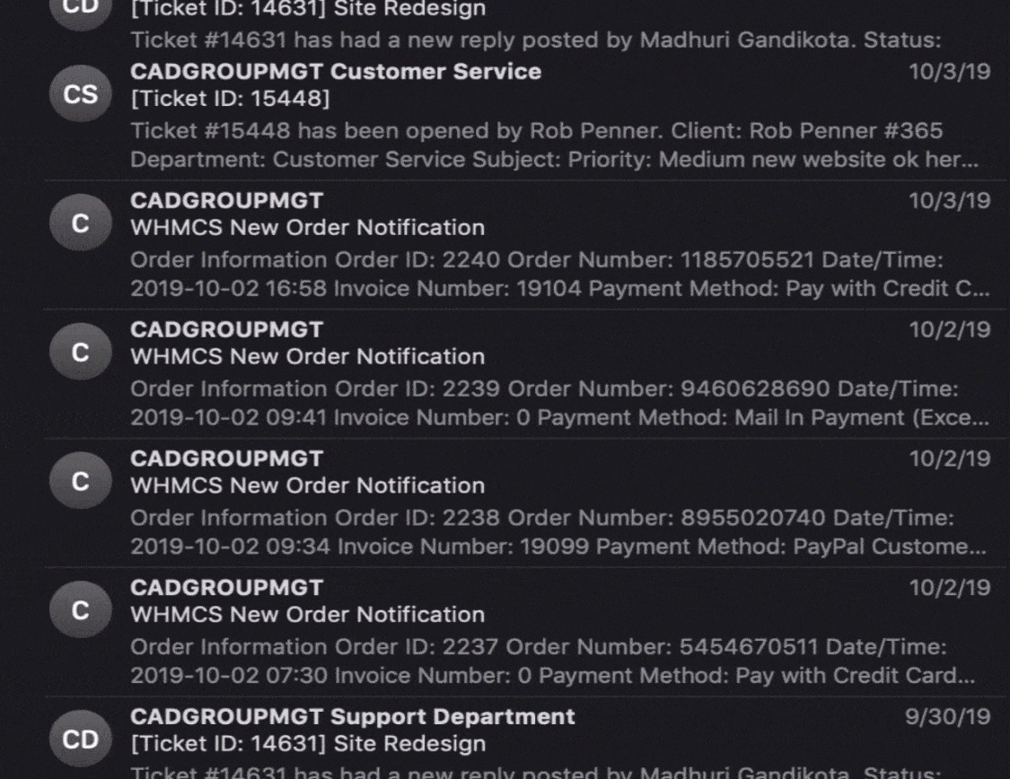 mails