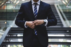 a "social media guru" in a business suit