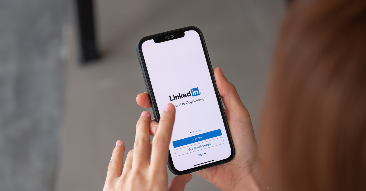 business owner preparing to do linkedin content creation